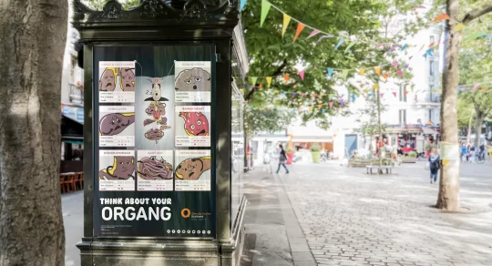 Organg Health Campaign - Bus Advertisement